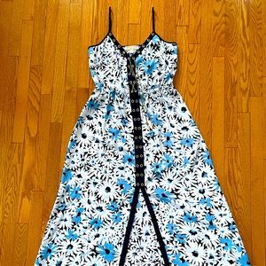 MICHAEL by Michael Kors Karlstad Daisy Floral Maxi Dress- Size Medium